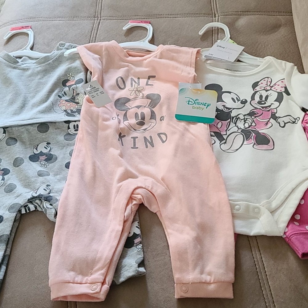 NWT 3-6 mos. Disney Bundle (Mickey/Minnie)